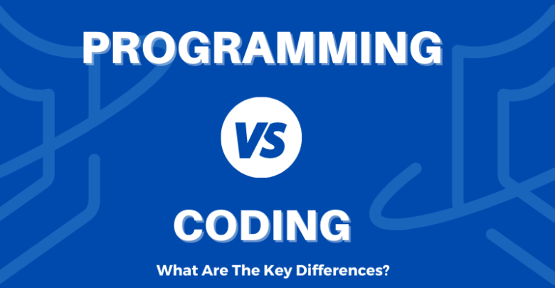 Programming vs coding